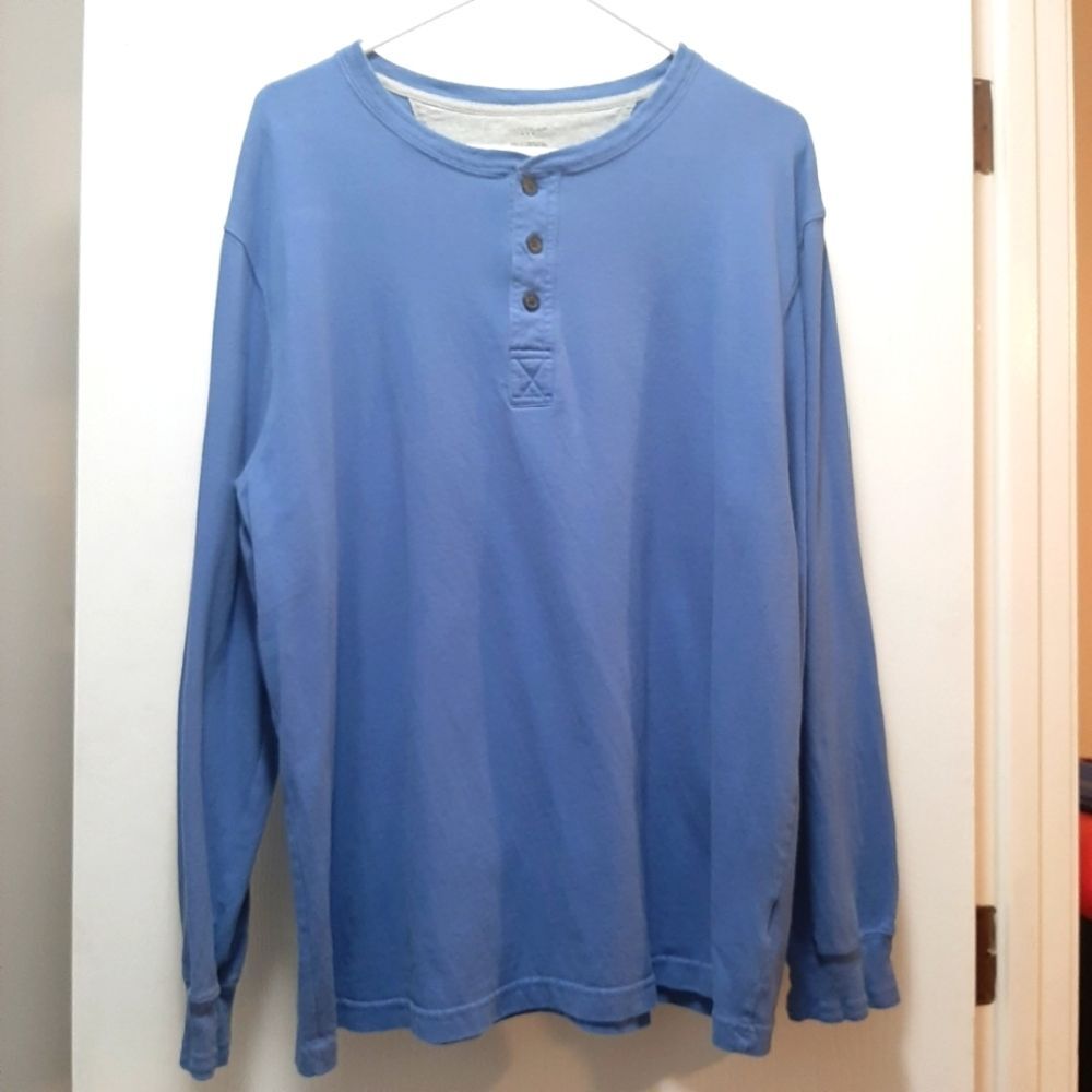 Covington Quarter Button Down Blue Long Sleeve Shirt XL